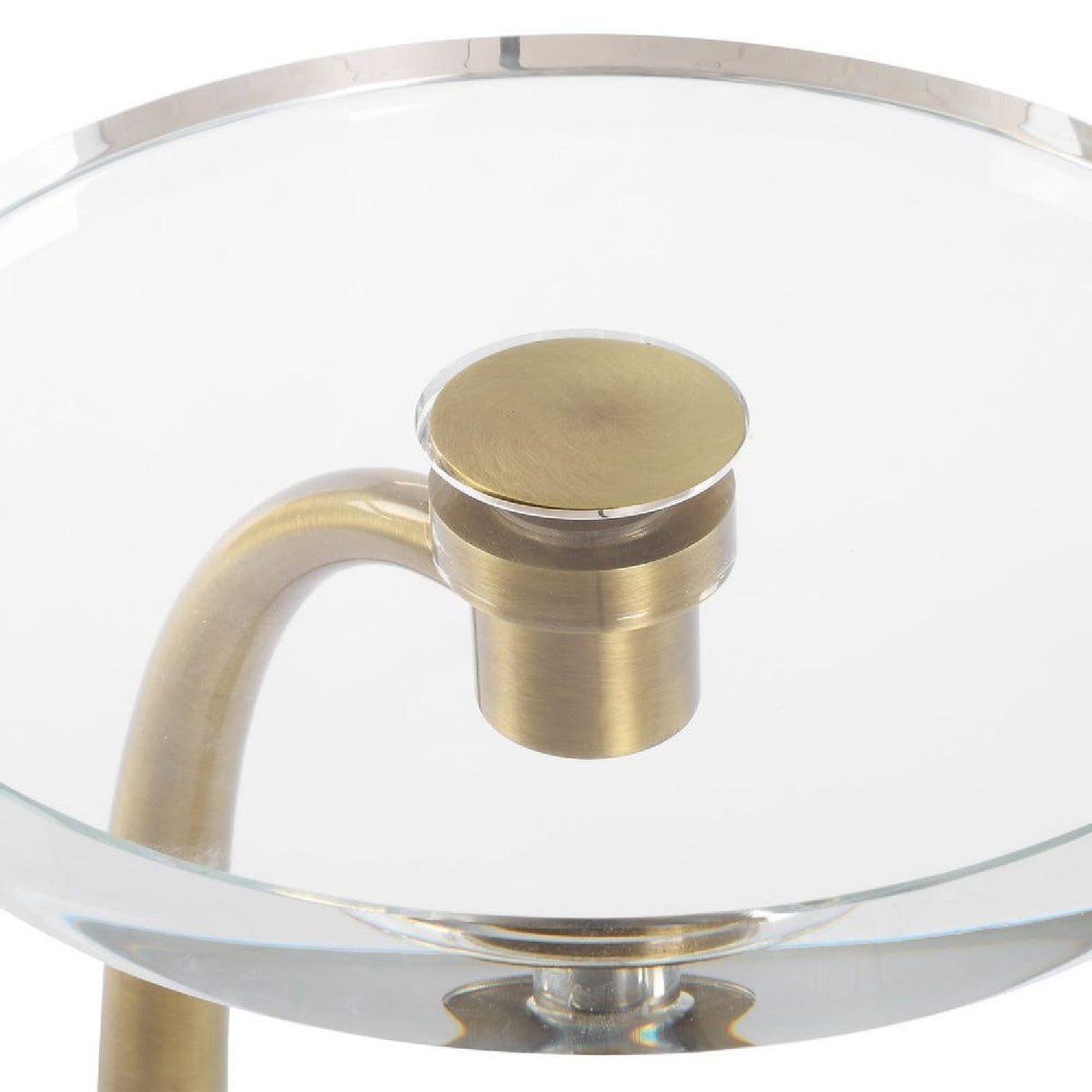 Round Crystal Drink Table | Uttermost Waveney