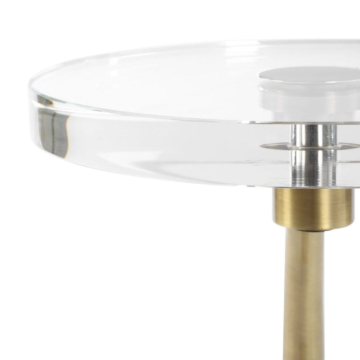 Modern European furniture - Round Crystal Drink Table - www.oroa.com