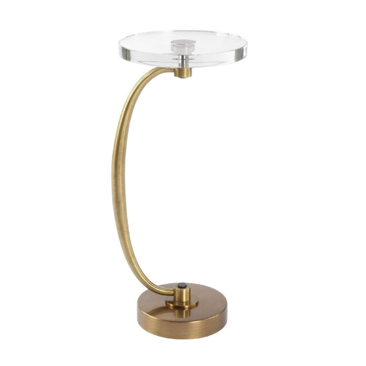 Modern European furniture - Round Crystal Drink Table - www.oroa.com