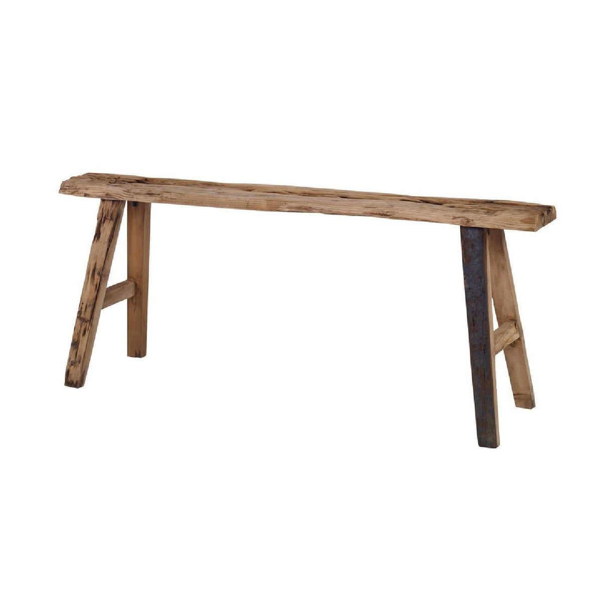 Rustic Pine Wood Bench by Uttermost Paddock, alternate view 3