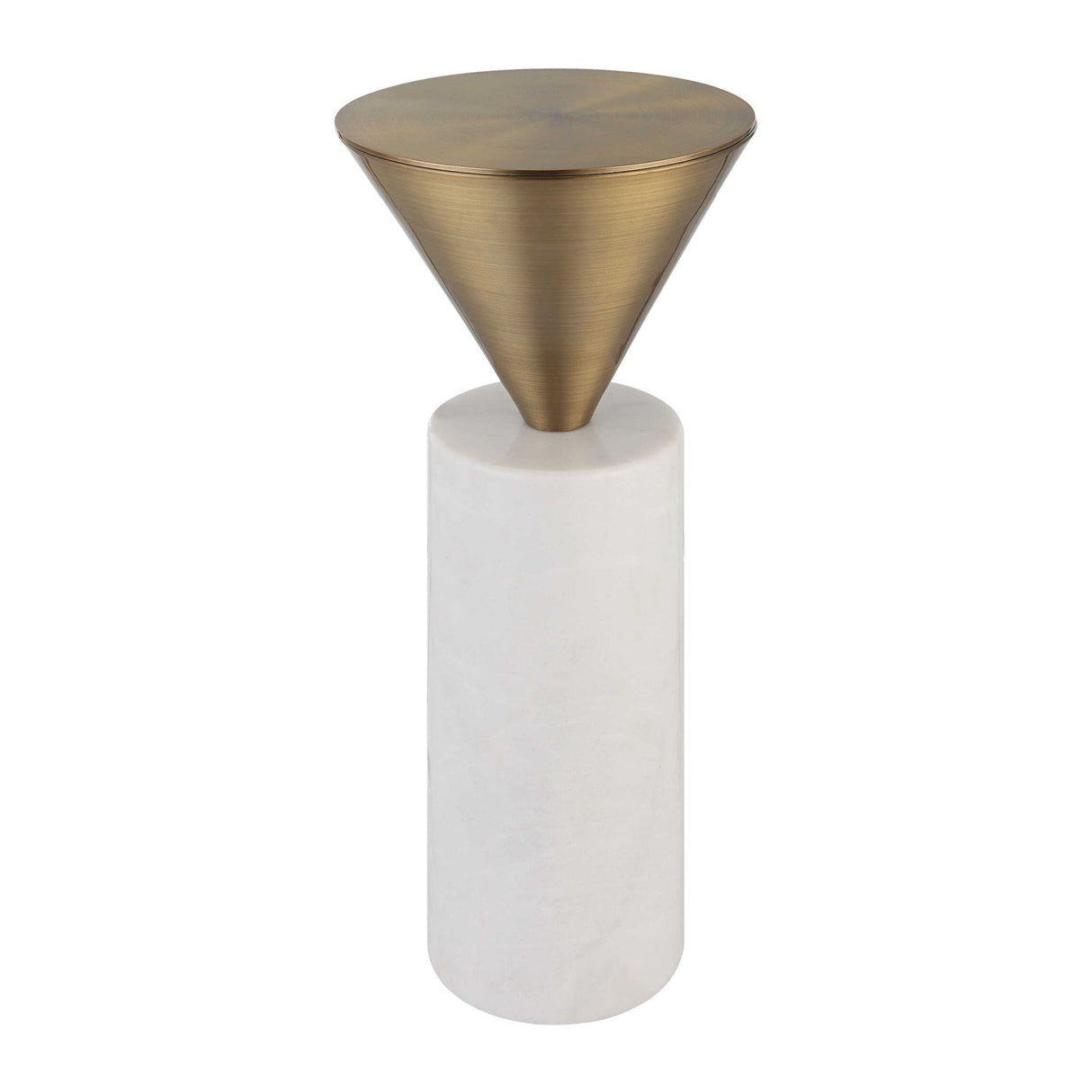 Modern European furniture - Conical Brass Top Drink Table - www.oroa.com