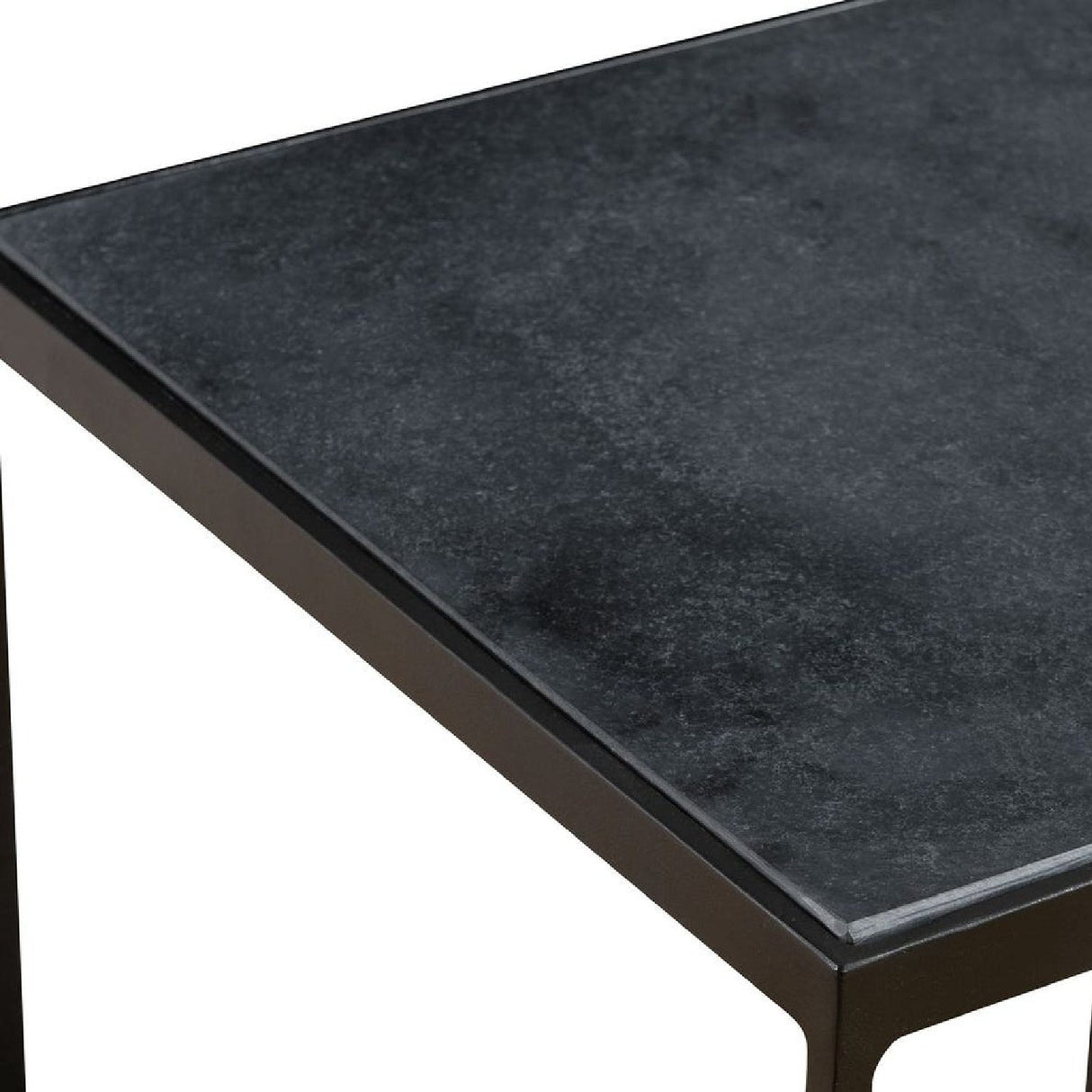 Square Black Marble Accent Table by Uttermost Sherwood, alternate view 5