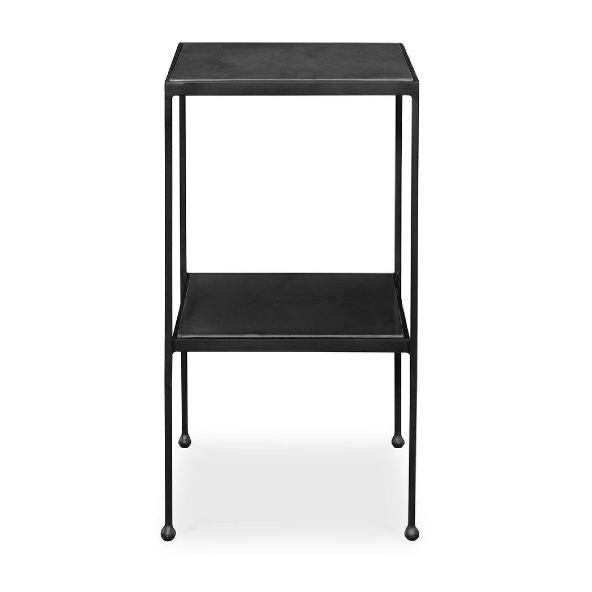 Square Black Marble Accent Table by Uttermost Sherwood