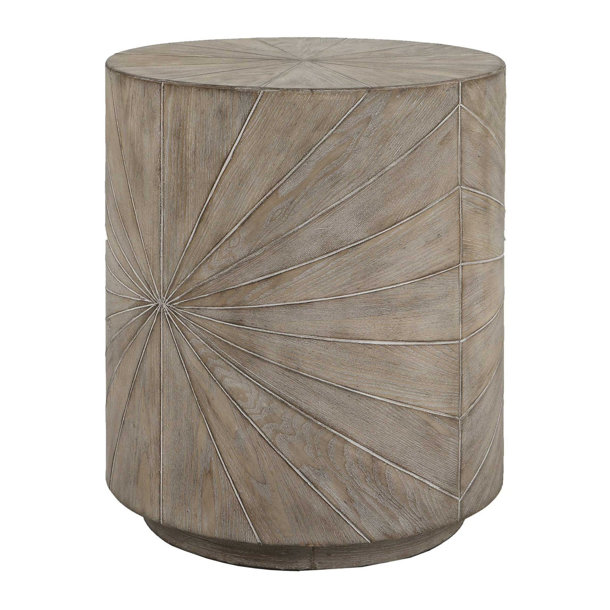 Starburst Fir Wood Side Table by Uttermost Starshine, alternate view 3