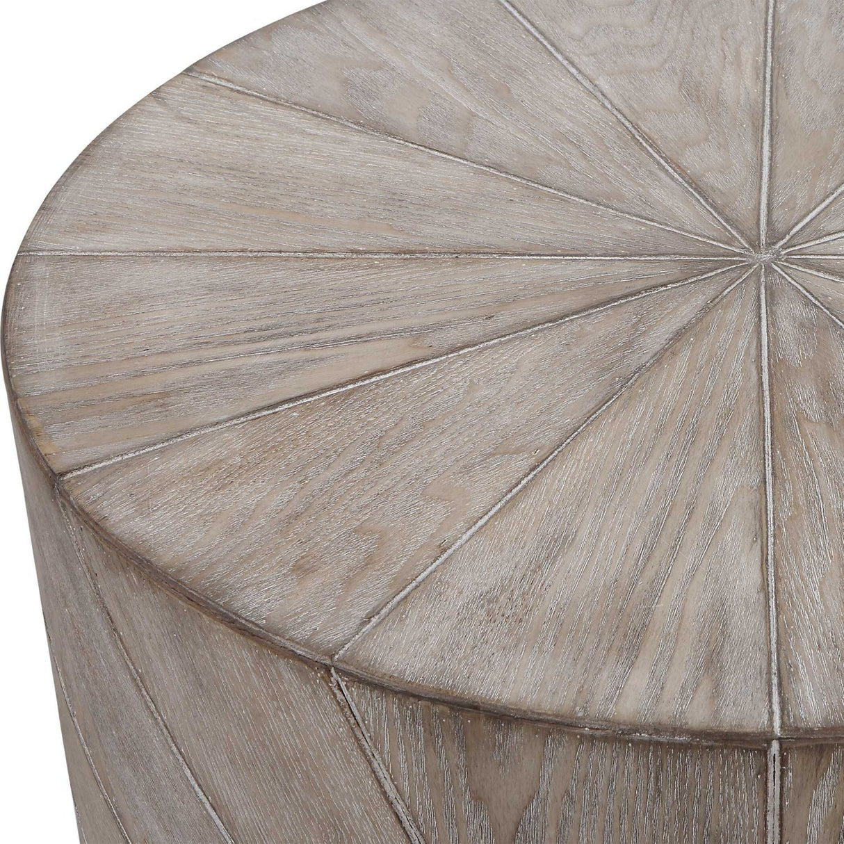 Starburst Fir Wood Side Table by Uttermost Starshine, alternate view 4