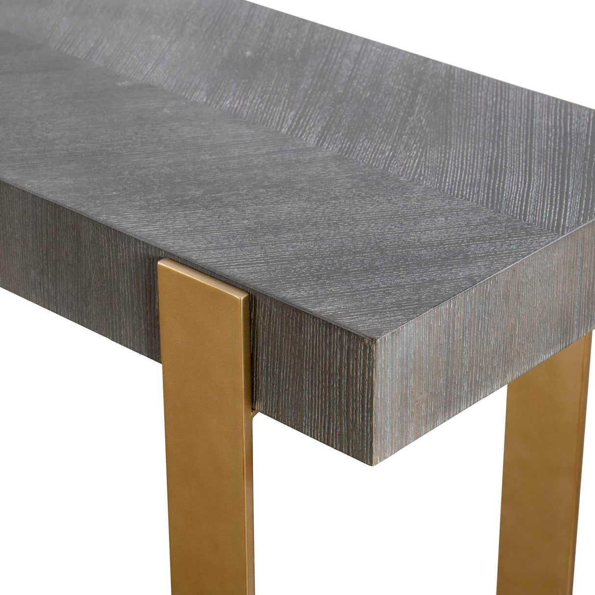Gray Ash Console Table by Uttermost Kea, alternate view 5