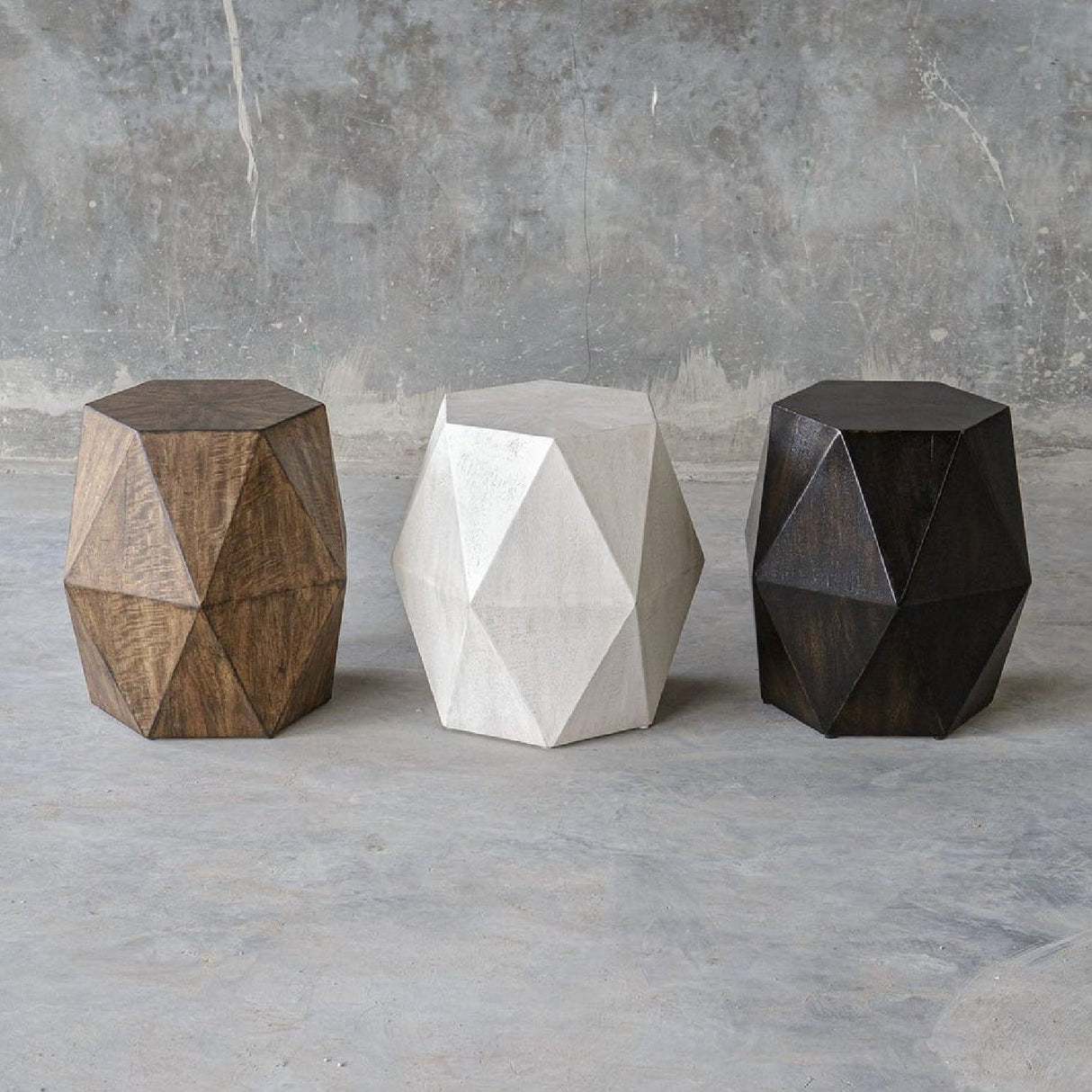 Mango Veneer Sunburst Side Table | Uttermost Volker - www.oroa.com