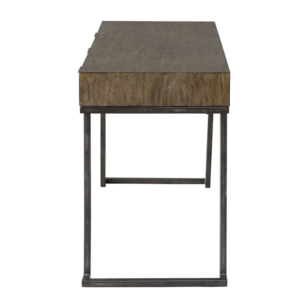 Modern European furniture - Mango Wood 3-Drawer Desk - www.oroa.com