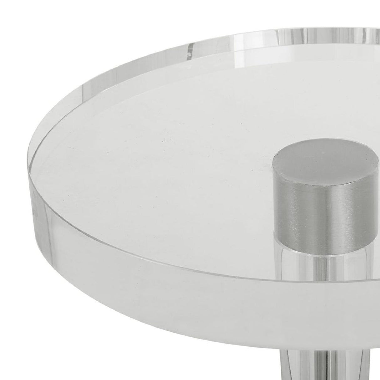 Crystal Pedestal Drink Table by Uttermost Pria, alternate view 4