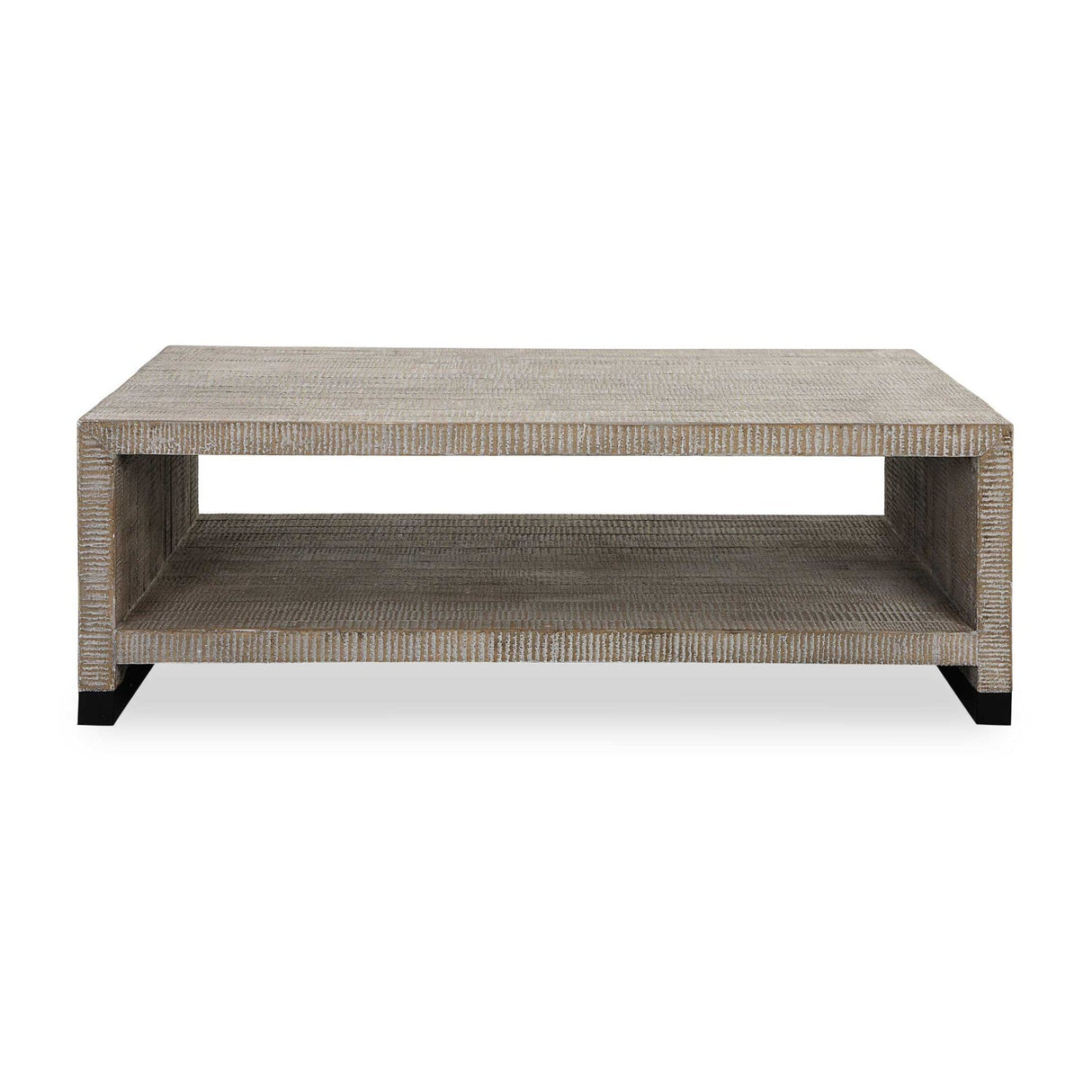 Modern European furniture - Whitewashed Wood Coffee Table - www.oroa.com