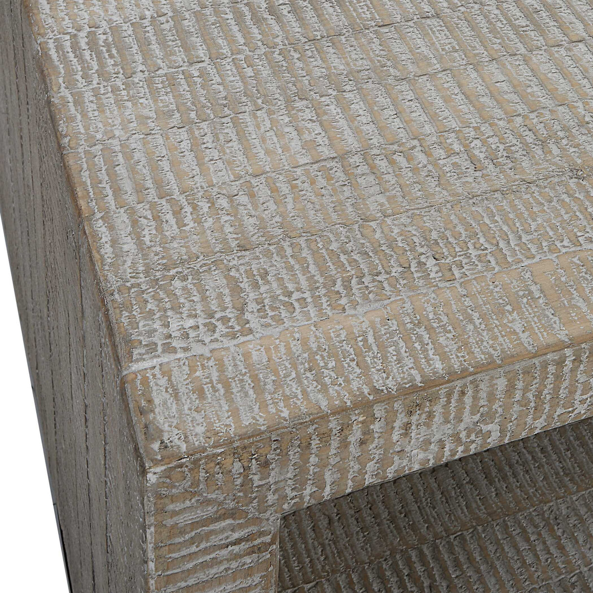 Modern European furniture - Whitewashed Wood Coffee Table - www.oroa.com