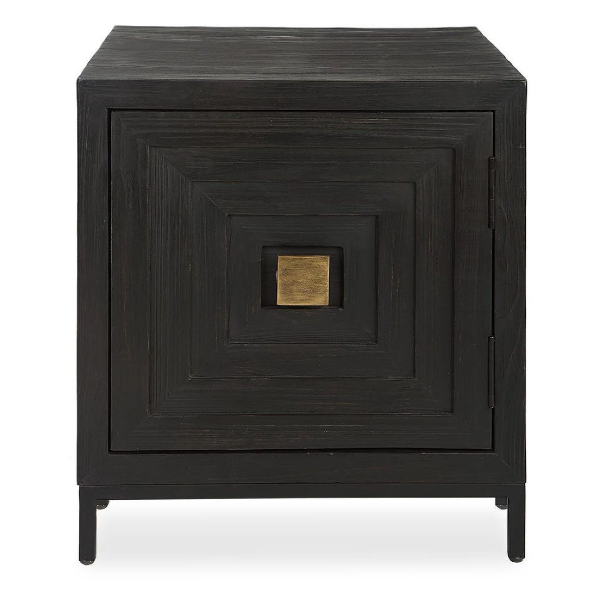 Black Wooden 1-Door Accent Cabinet by Uttermost Aiken, alternate view 3