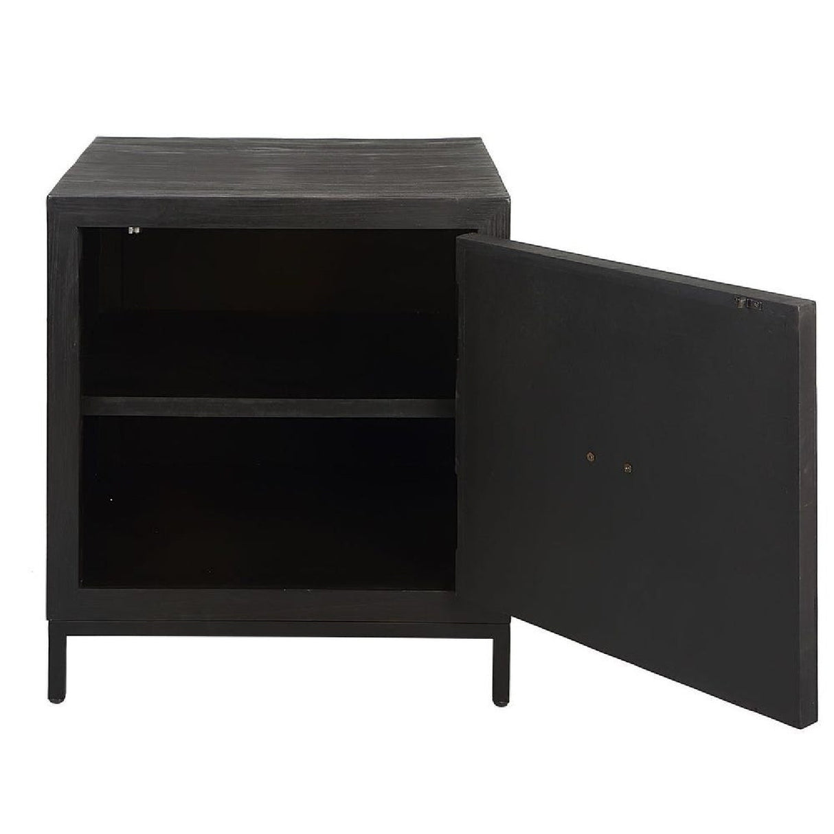 Black Wooden 1-Door Accent Cabinet by Uttermost Aiken, alternate view 5