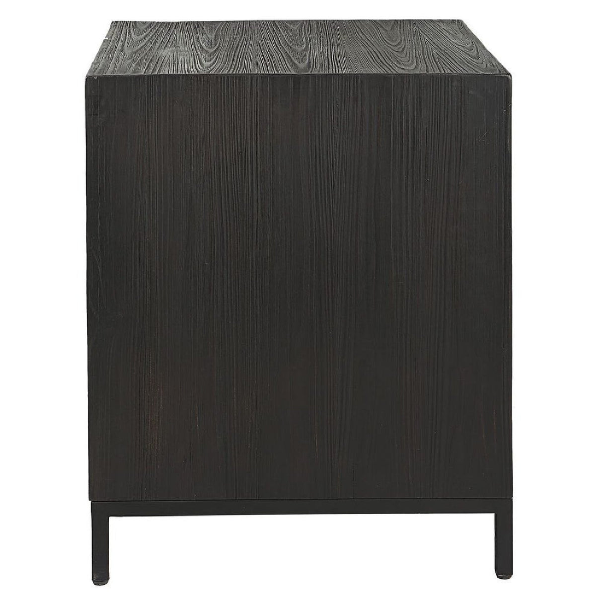 Black Wooden 1-Door Accent Cabinet by Uttermost Aiken, alternate view 4