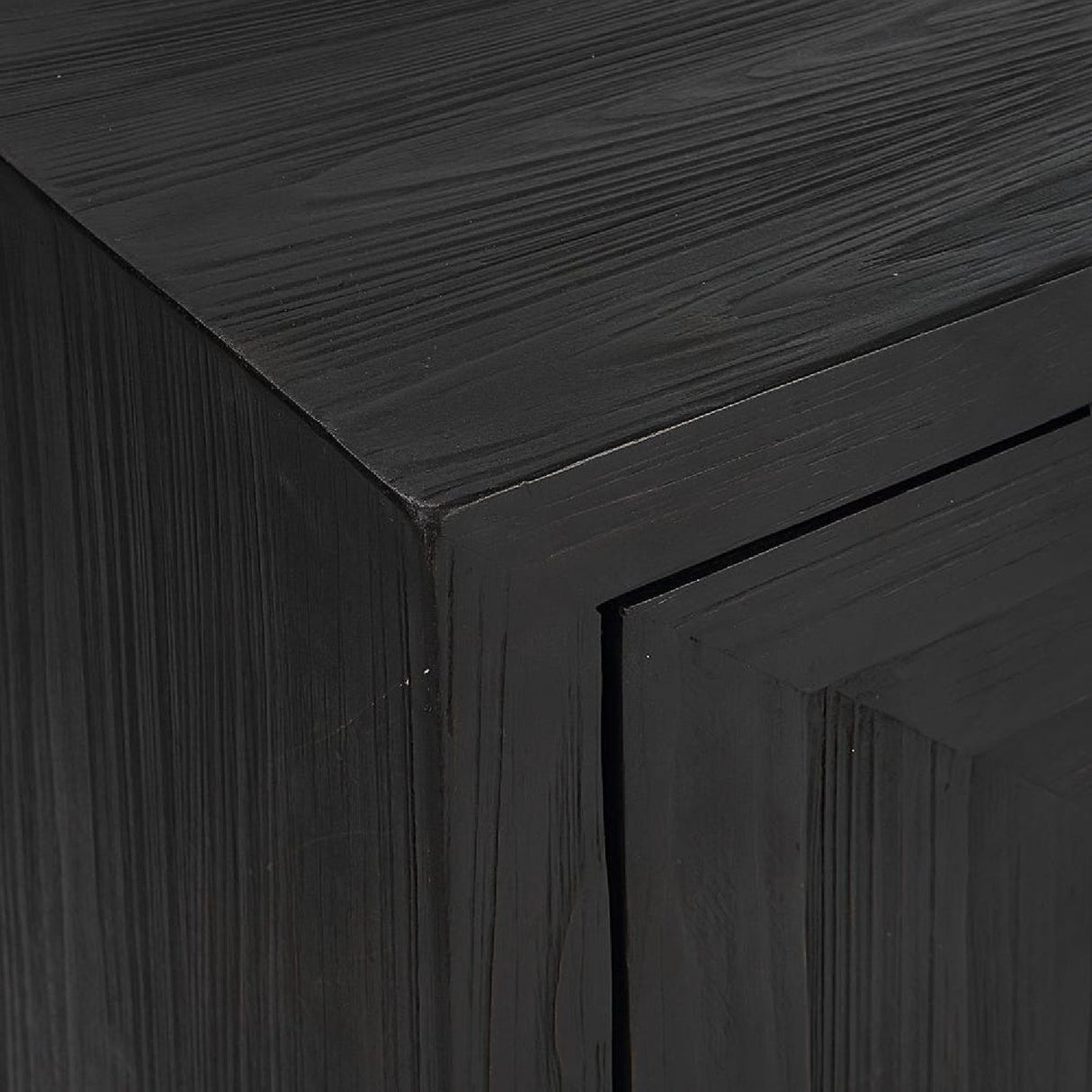 Black Wooden 1-Door Accent Cabinet by Uttermost Aiken, alternate view 6