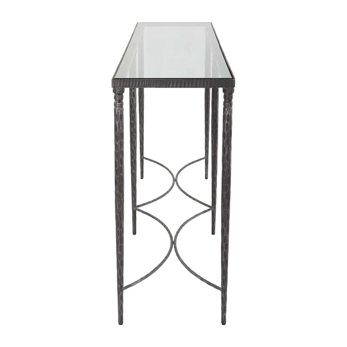Tempered Glass Console Table by Uttermost Washington, alternate view 3
