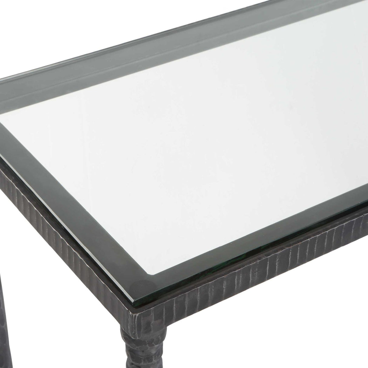 Tempered Glass Console Table by Uttermost Washington, alternate view 4