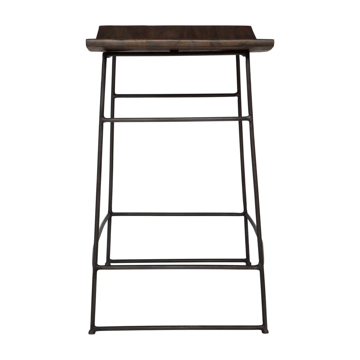 Solid Mango Scooped Counter Stool by Uttermost Thura, alternate view 4