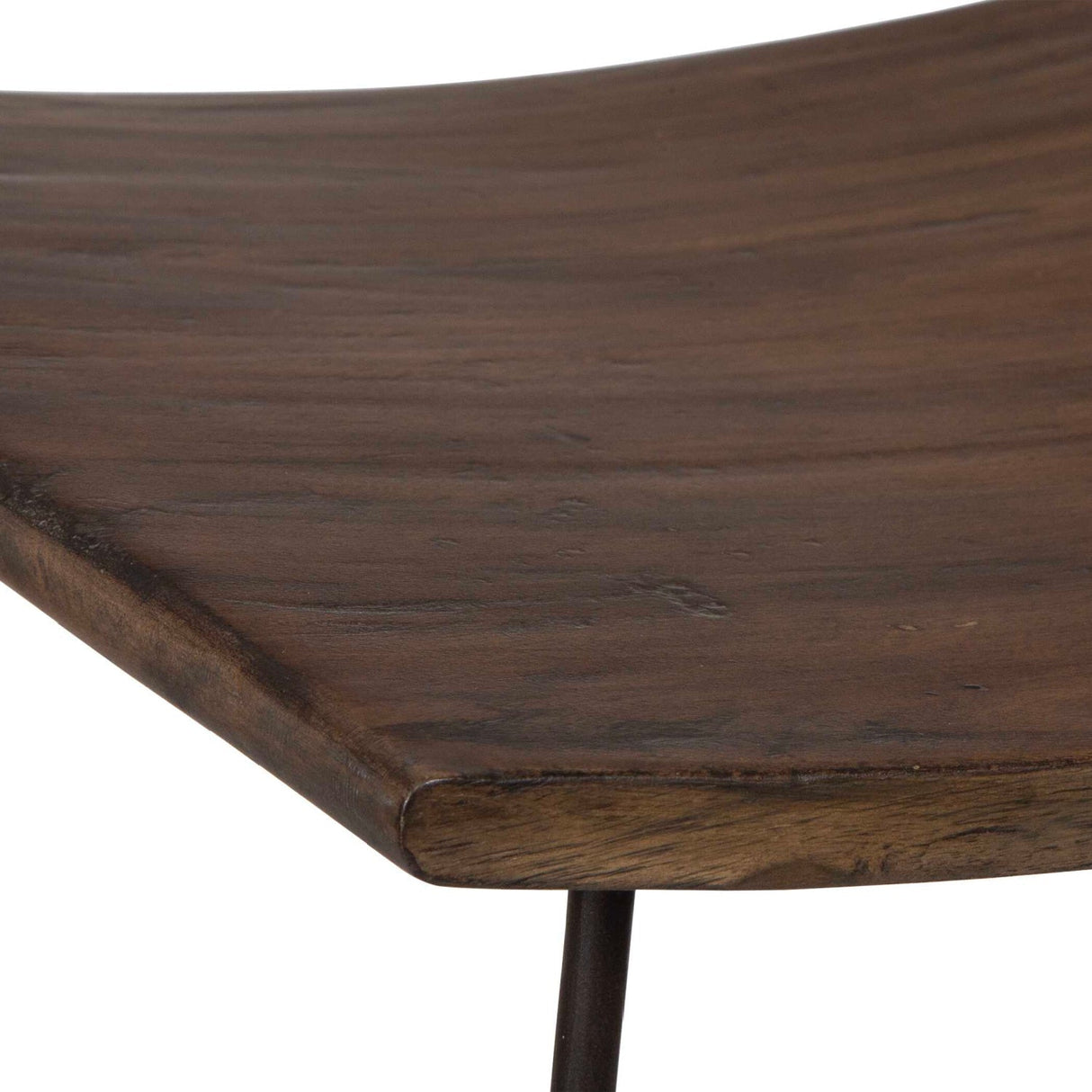 Solid Mango Scooped Counter Stool by Uttermost Thura, alternate view 5