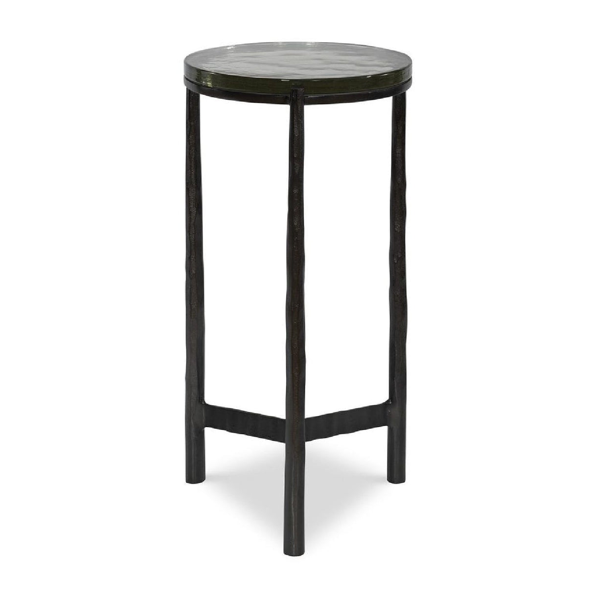 Modern European furniture - Round Glass Indoor/Outdoor Accent Table - www.oroa.com