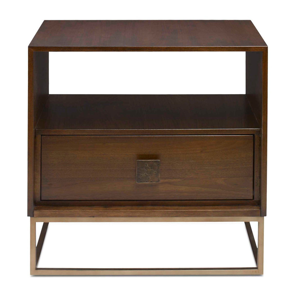 Wooden 1-Drawer Side Table by Uttermost Bexley