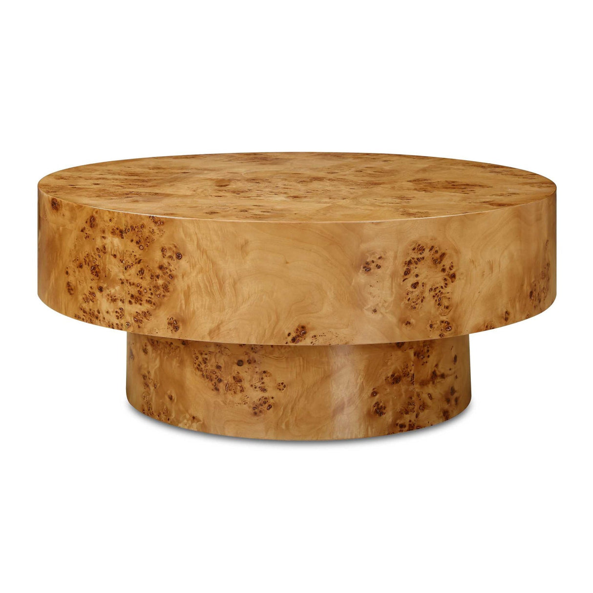 Poplar Burl Round Coffee Table by Uttermost Knots