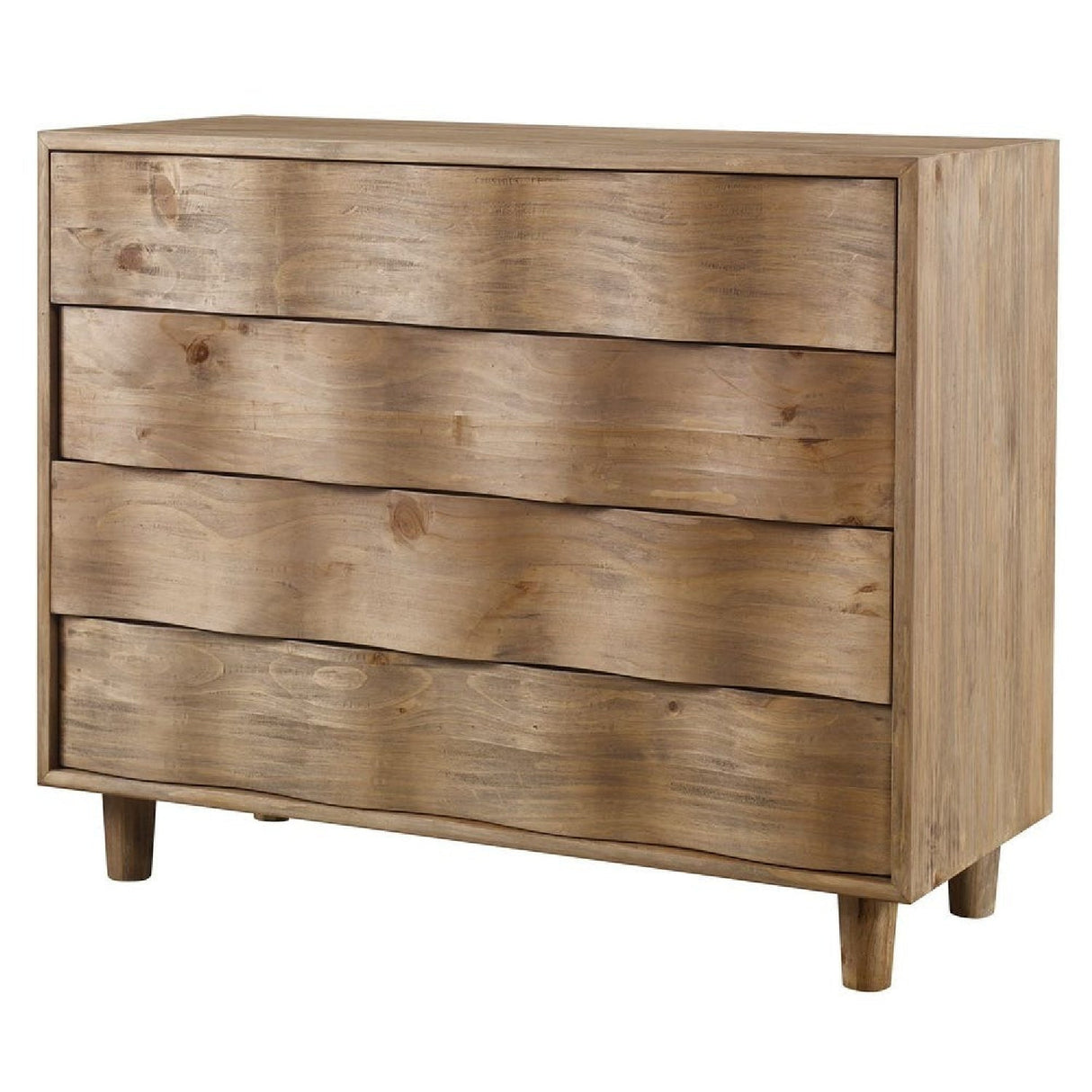Pine Wood 4-Drawer Accent Chest by Uttermost Crawford, alternate view 3