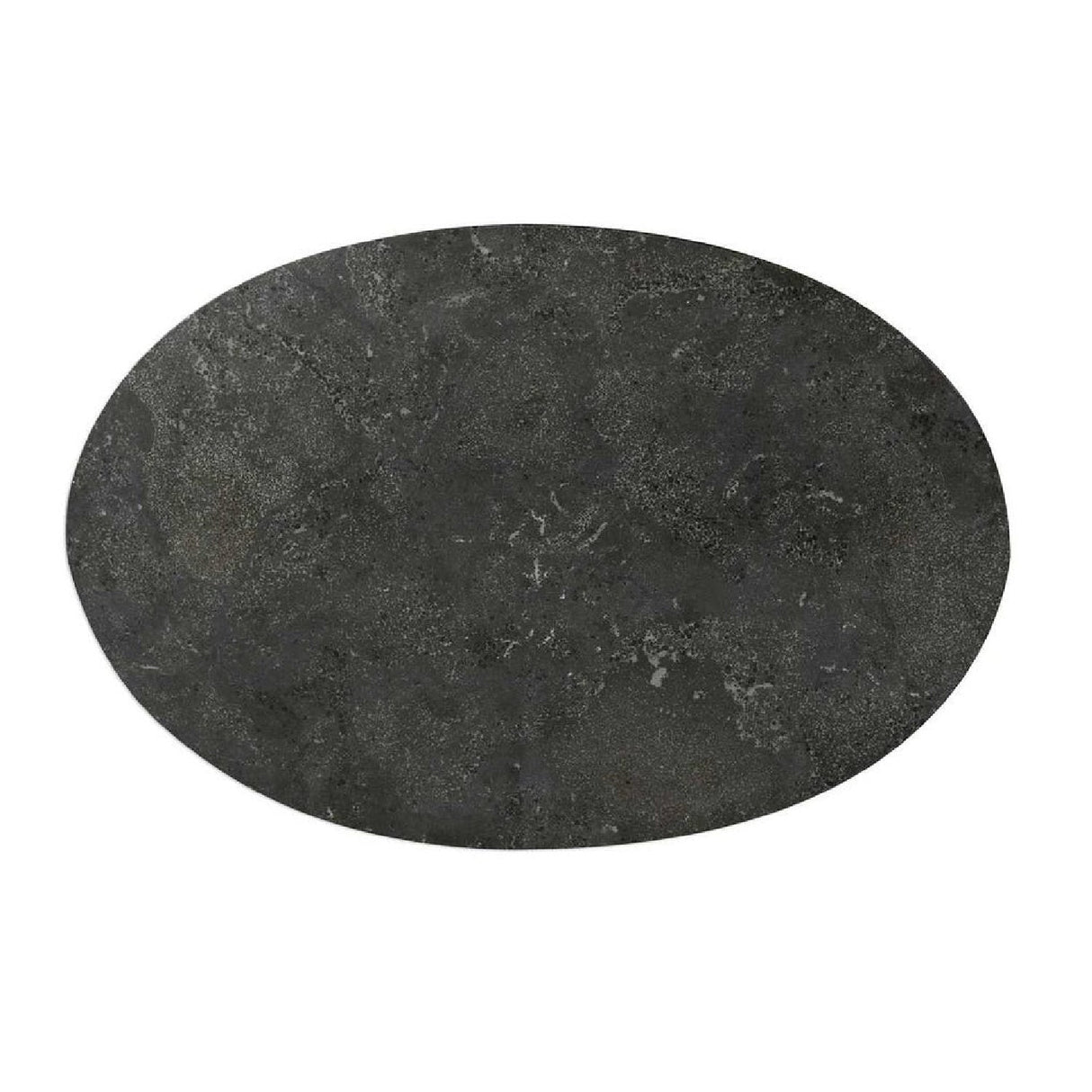 Modern European furniture - Iron Base Oval Accent Table - www.oroa.com