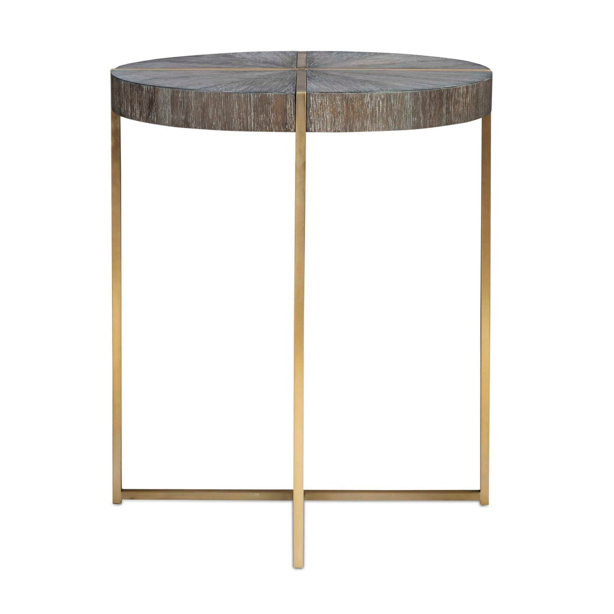 Round Acacia Veneer Accent Table by Uttermost Taja