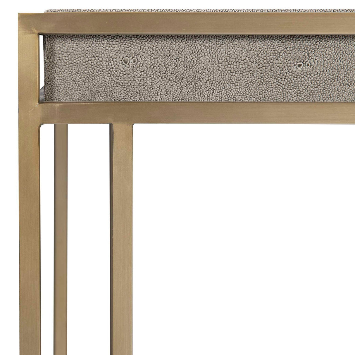 Modern European furniture - Black Shagreen Look Console Table - www.oroa.com