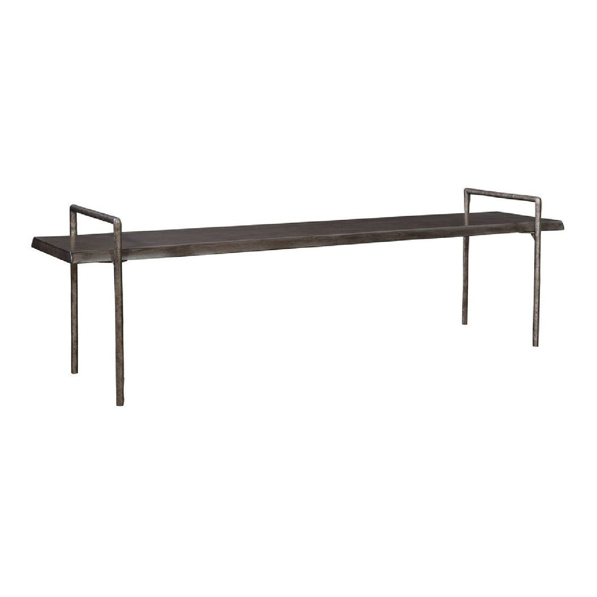 Gray Acacia Wood Bench by Uttermost Chandos, alternate view 3