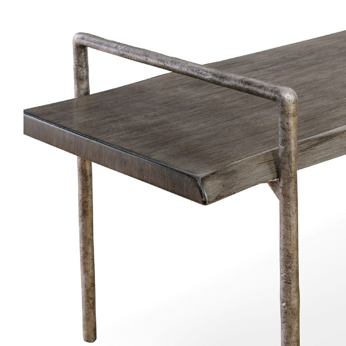 Gray Acacia Wood Bench by Uttermost Chandos, alternate view 6