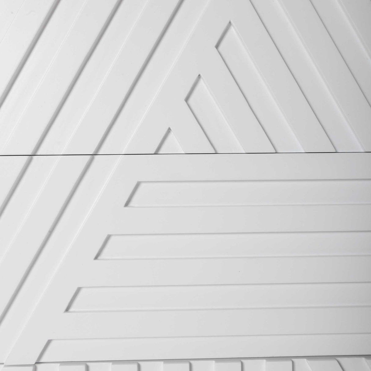 Modern European furniture - Geometric Carved 3-Drawer Chest - www.oroa.com