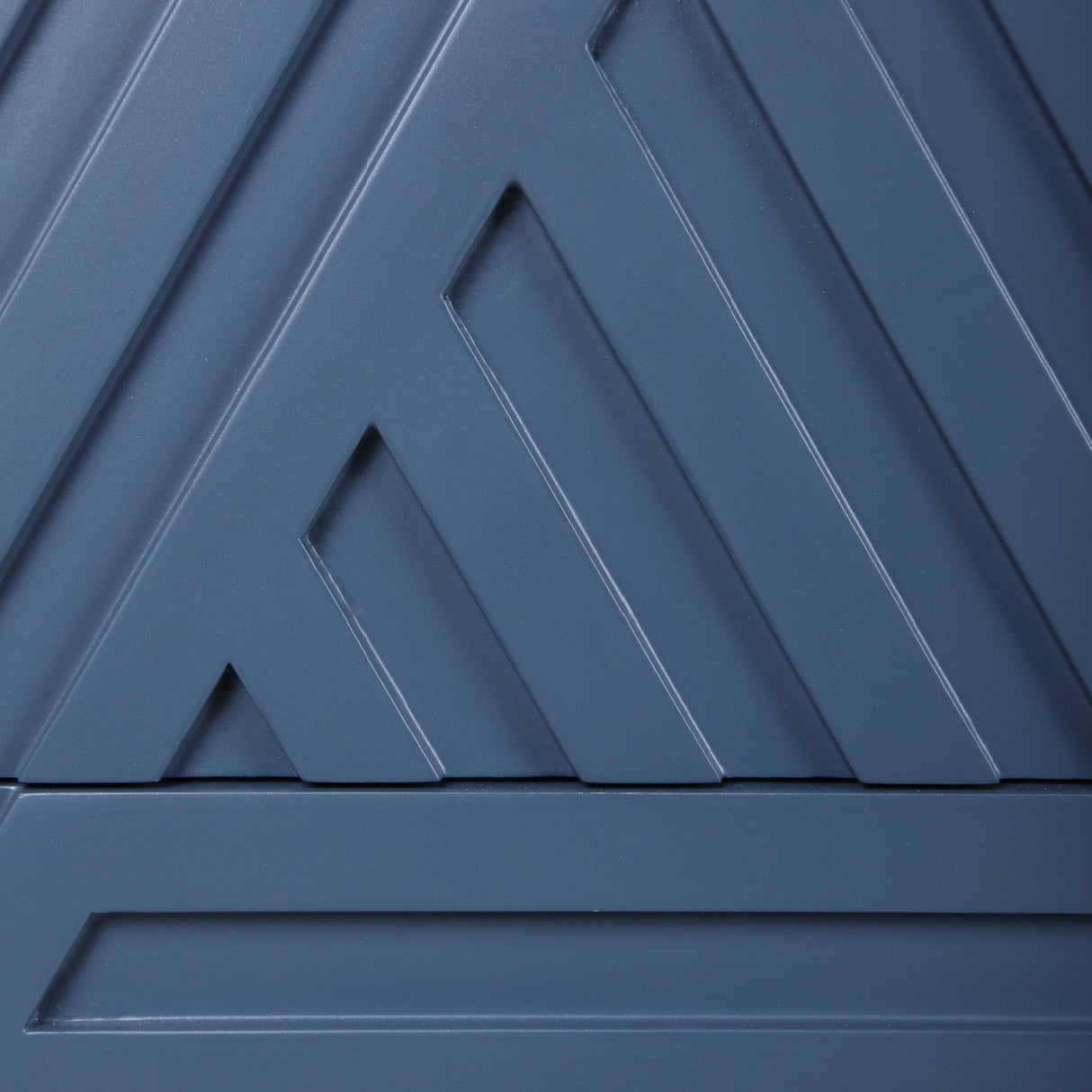 Modern European furniture - Geometric Carved 3-Drawer Chest - www.oroa.com