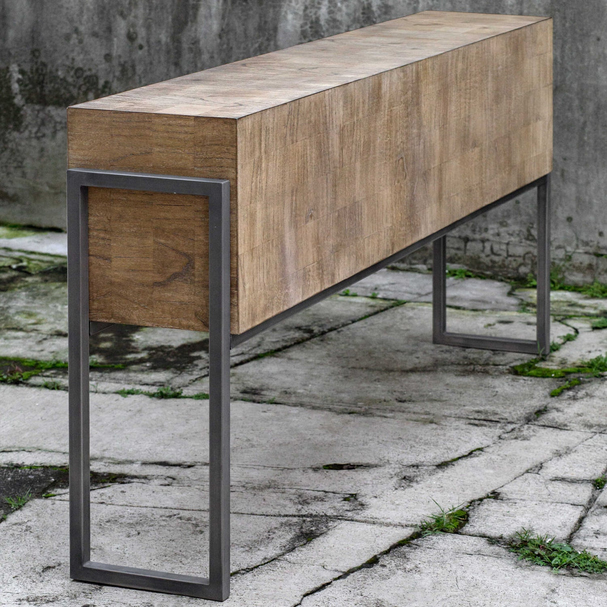 Modern European furniture - Solid Mahogany Console Table - www.oroa.com