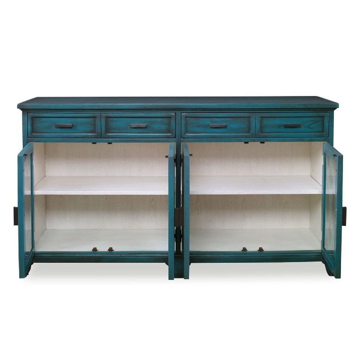 Green Wooden Cutouts Credenza by Uttermost Oksana, alternate view 4