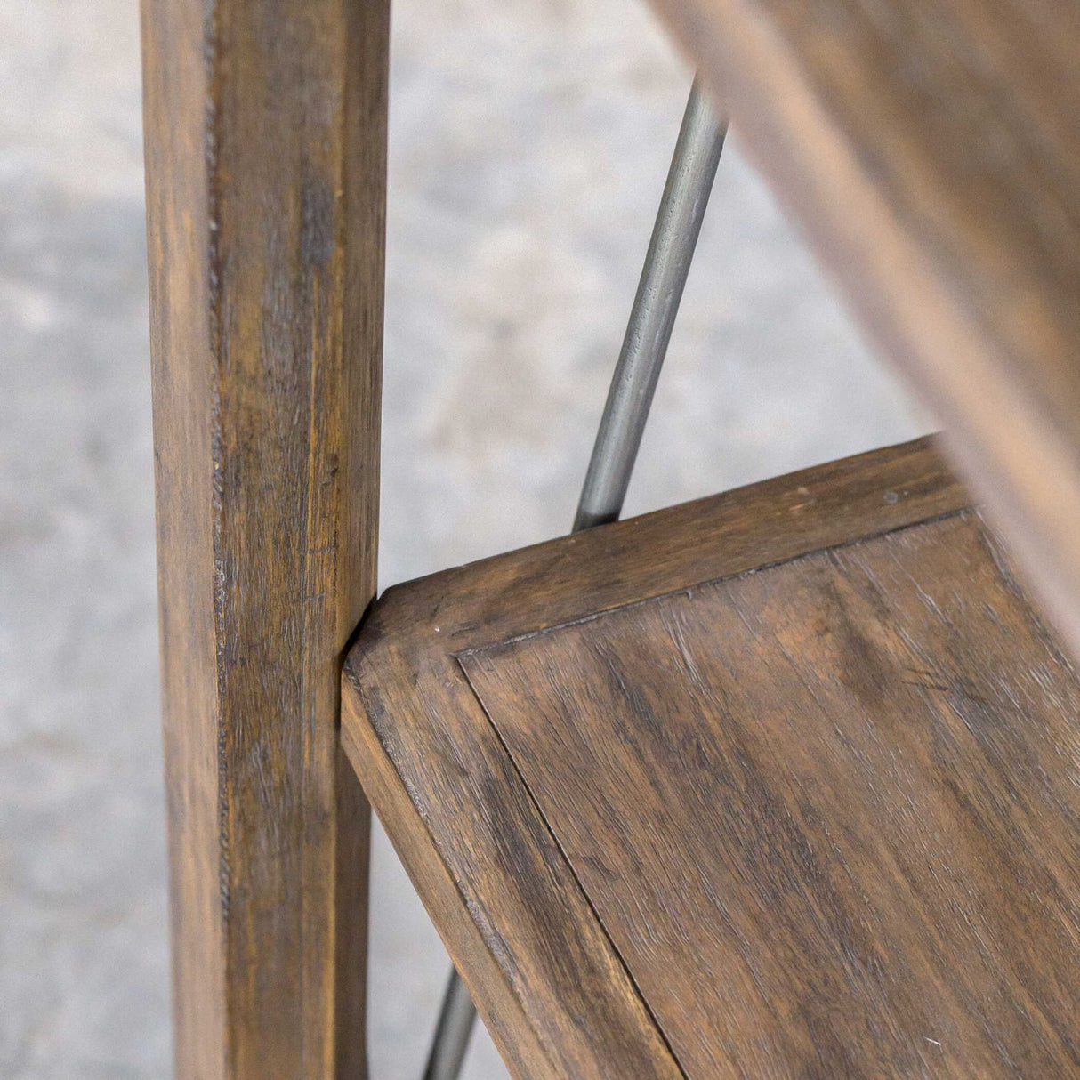 Modern European furniture - Weathered Oak Mirrored Bookshelf - www.oroa.com