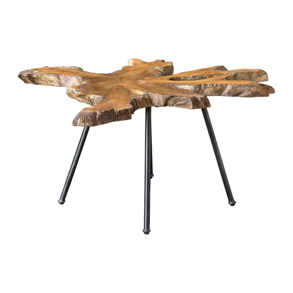 Modern European furniture - Organic Teak Wood Coffee Table - www.oroa.com