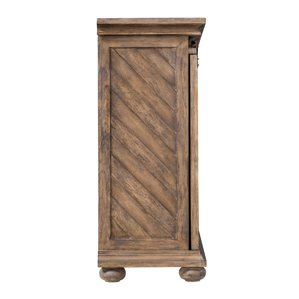 Wooden Chevron Media Console | Oroa.com