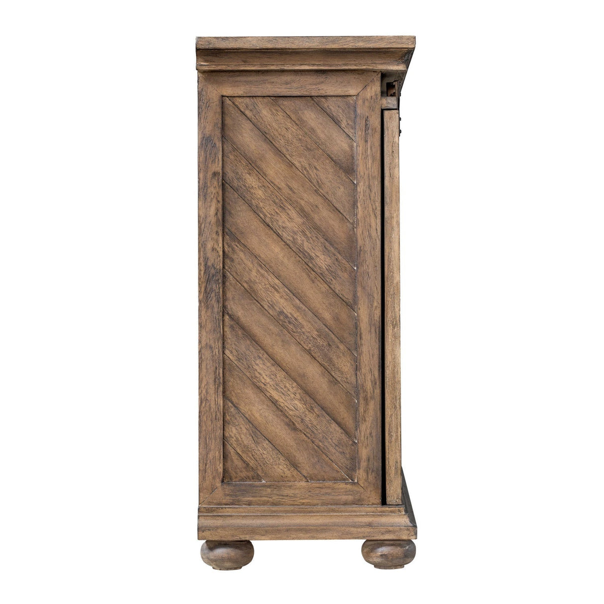 Wooden Chevron Media Console by Uttermost Primalia, alternate view 6