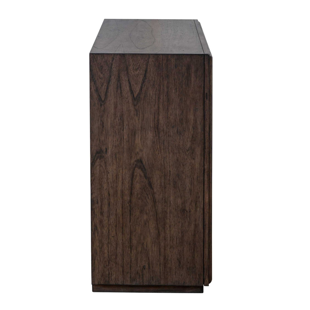 Geometric Carved 4-Drawer Chest by Uttermost Mindra, alternate view 3
