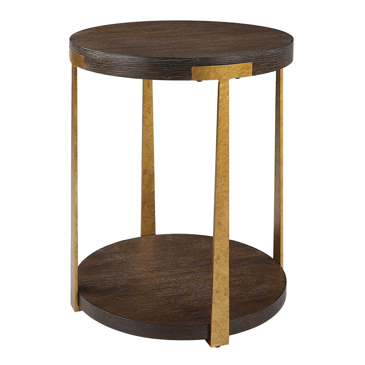 Modern European furniture - Round Two-Layer Side Table - www.oroa.com