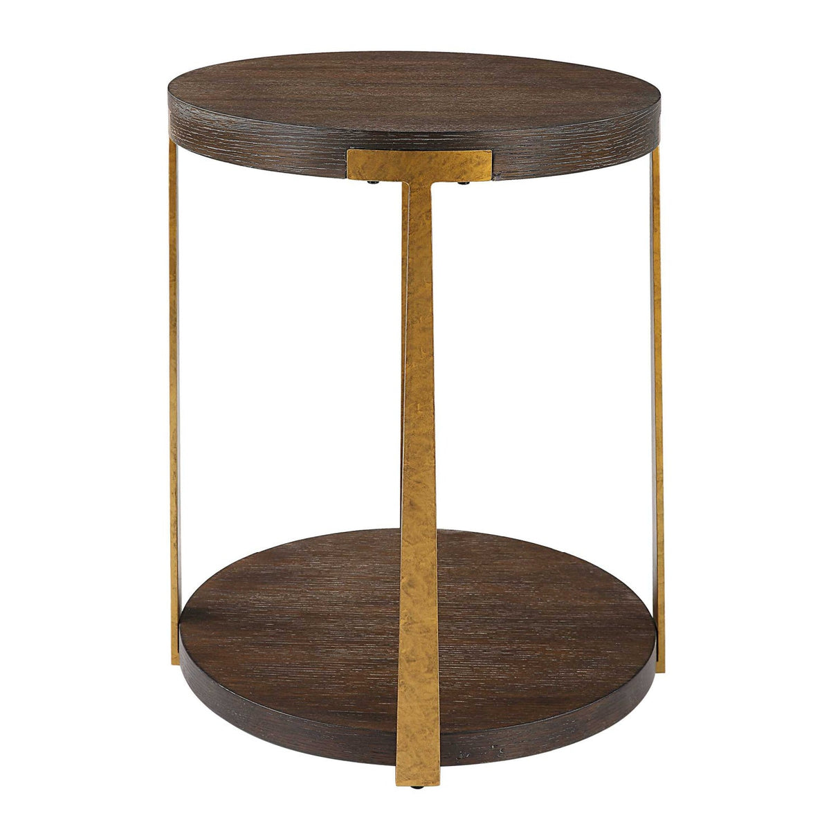 Modern European furniture - Round Two-Layer Side Table - www.oroa.com
