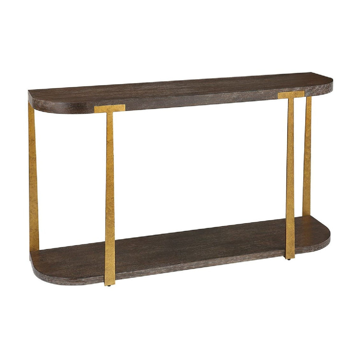 Brown Oak Console Table by Uttermost Palisade, alternate view 3