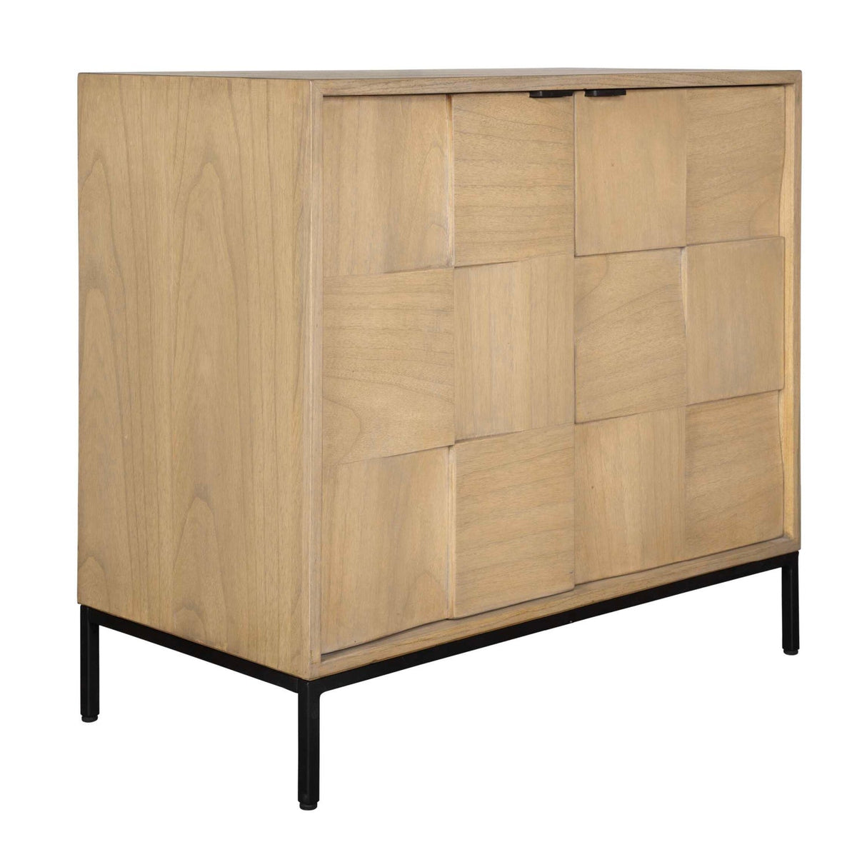 Geometric Patterned 2-Door Cabinet by Uttermost Lorenzo, alternate view 3