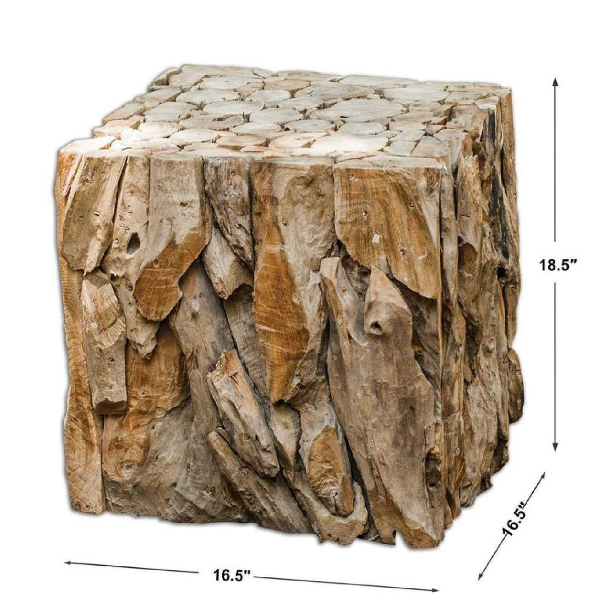 Modern European furniture - Teak Root Side Table - www.oroa.com