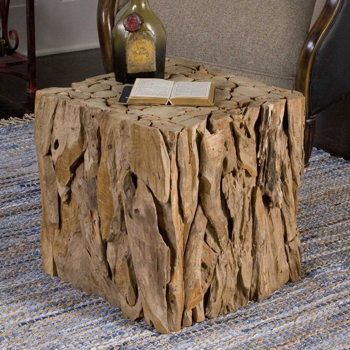 Modern European furniture - Teak Root Side Table - www.oroa.com