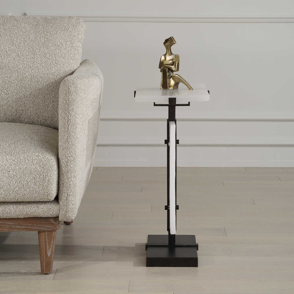 Modern European furniture - Bubble Glass Accent Table - www.oroa.com