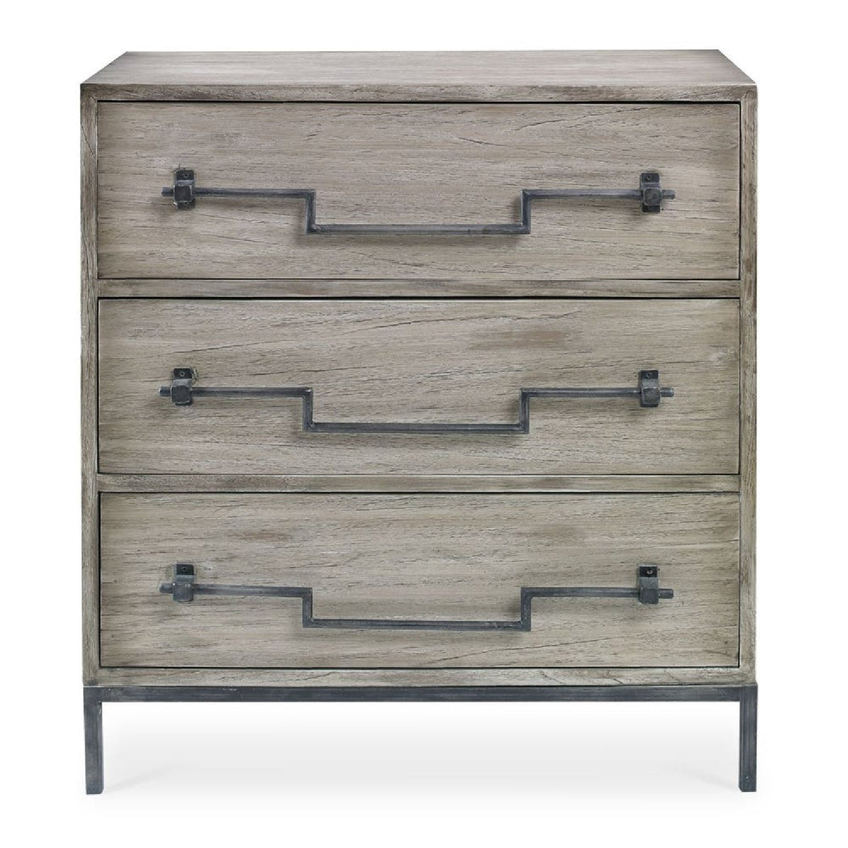 Modern European furniture - Mango Wood 3-Drawer Accent Chest - www.oroa.com