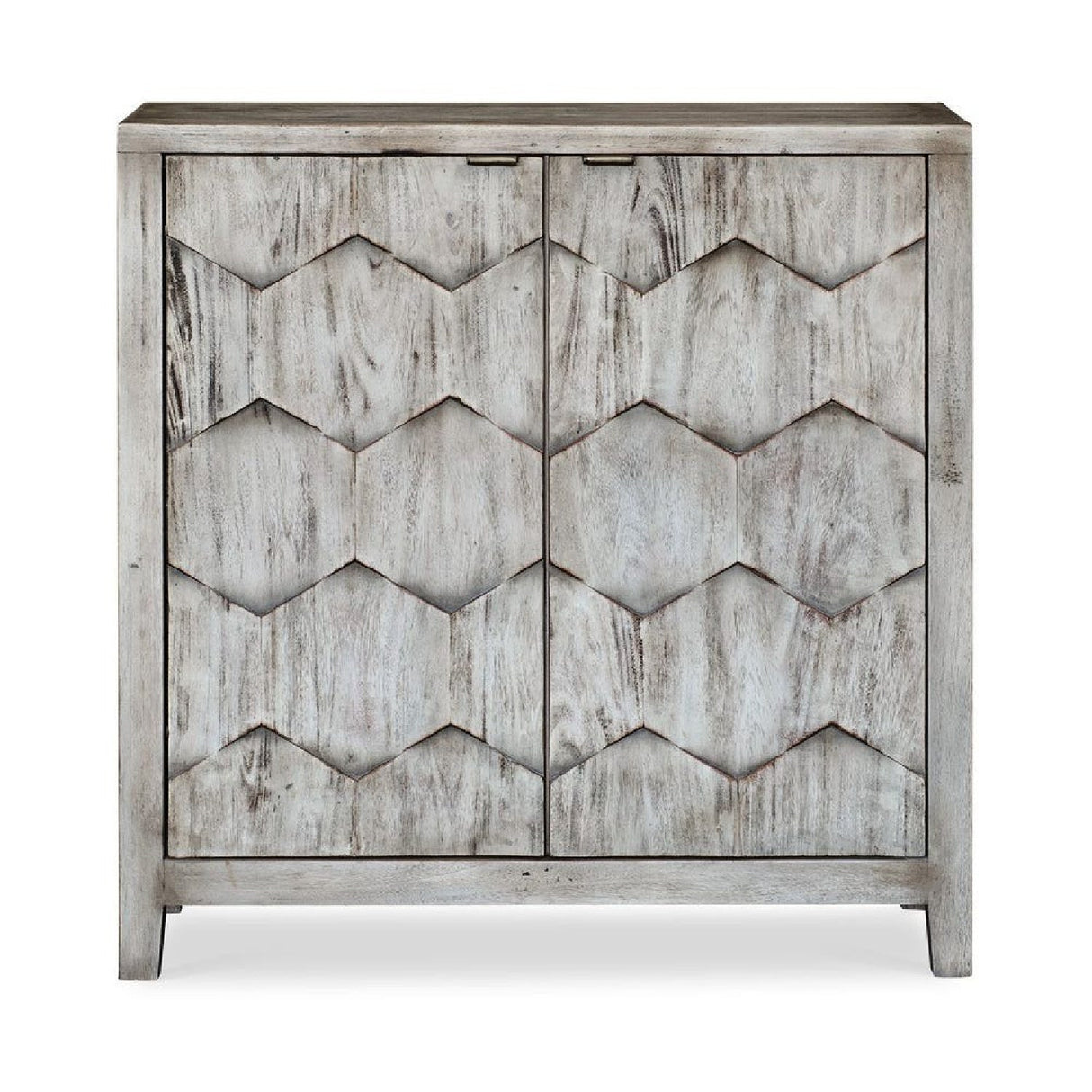 2-Door Honeycomb Mahogany Cabinet by Uttermost Catori